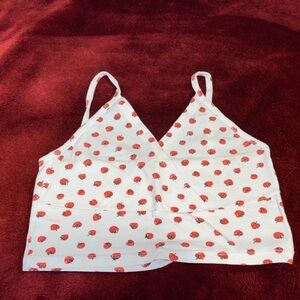 Brandy Melville rare strawberry tank